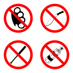 Запрещающие знаки