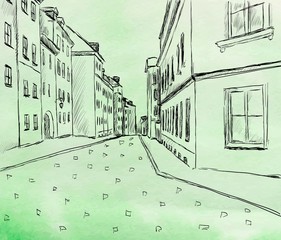 City sketch