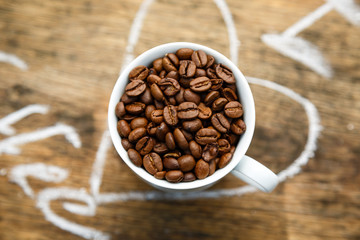 I love coffee sign