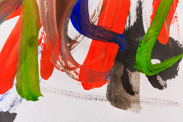 Abstract oil painting