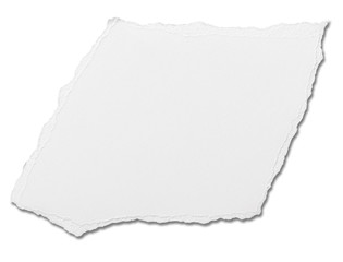 Obraz premium white paper ripped message background