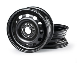 Steel wheel rim