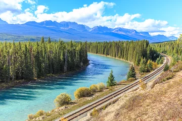 Foto op Canvas Morant's Curve at Bow Valley Parkway © elena_suvorova