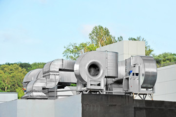 Industrial steel air conditioning and ventilation systems