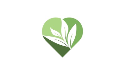 Leaf Heart Logo