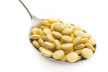 Herbal spoon pill.
