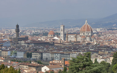 Obraz premium Cityscape of Florence, Italy with the Duomo Cathedral