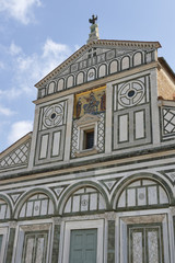 basilica San Miniato al Monte in Florence, Italy