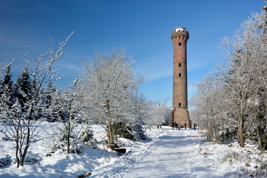 Weg zum Hohlohturm bei Schwarzmiss im Schwarzwald
