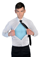 Business man hero concept