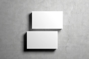 Business cards blank mockup - template