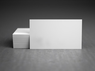 Business cards blank mockup - template