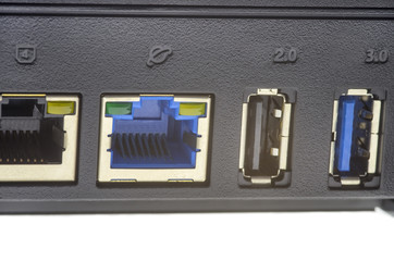 Wireless router ports