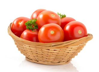 tomato isolated on white