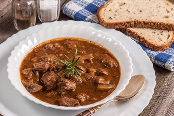 Goulash soup.