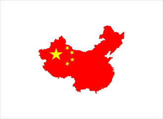 china flag map