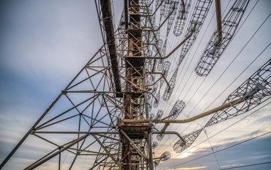 Duga-3 Soviet radar system in Chernobyl Zone of Alienation