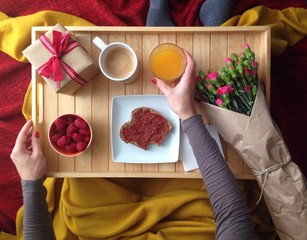 breakfast in bed