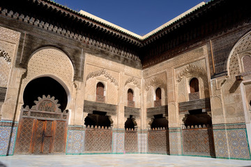 Morocco. Medersa Bou Inania in Fes