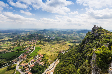 Fototapeta na wymiar view of Republic San Marino