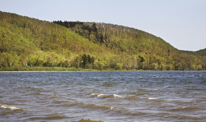 Tunaycha lake .Okhotsk. Sakhalin. Far East. Russia