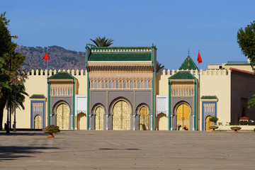 Morocco. The Royal Palace in Fes