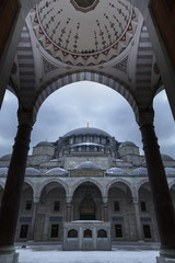 Fototapeta premium Mosquée Soliman le Magnifique Suleymaniye Cami Istanbul Turquie