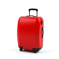 Suitcase isolated on white background