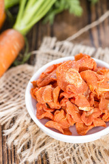 Portion of Dried Carrots