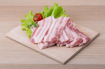 Fototapeta premium Sliced bacon