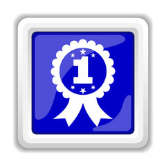 First prize ribbon icon
