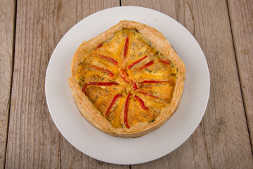paprika quiche