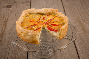 paprika quiche