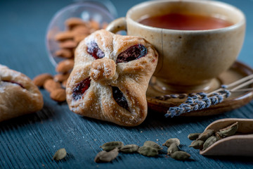 Sweets and tea