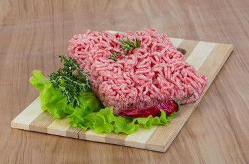 Raw minced meat