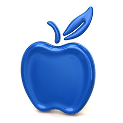 Blue apple icon