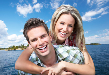 Obraz premium Happy couple.