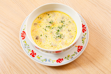 soup with mushroom