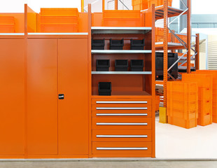 Orange warehouse