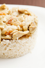 rice with chicken