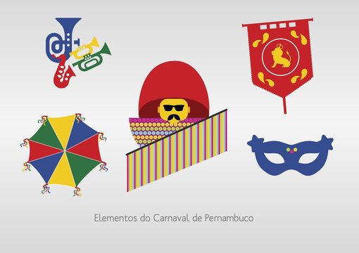Elementos do Carnaval de Pernambuco