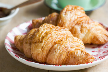 Croissant with Berries fruit jam