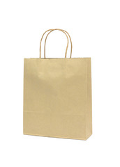 Blank Brown Paper Shopping Bag