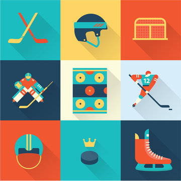 hockey sport icons