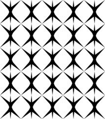 Fototapeta premium Black and white seamless pattern modern stylish.