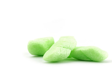 green foam packing material used for shipping