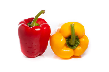 sweet pepper isolated on white background