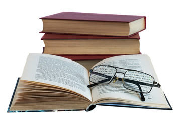 The opened book