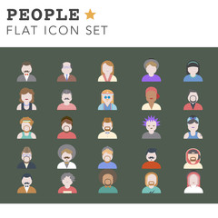 People Diversity Design Characters Avatar Vector Concept