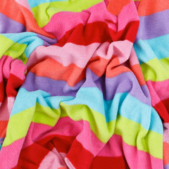 colorful fleece cotton texture fabric